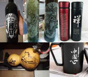 新乡原阳县酒瓶葫芦工艺品激光雕刻机